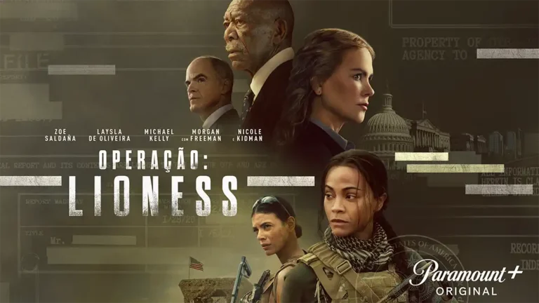 cartaz da operação Lioness da paramount no site da fast network